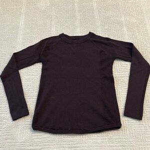 lululemon athletica Plum Crew Neck Sweater